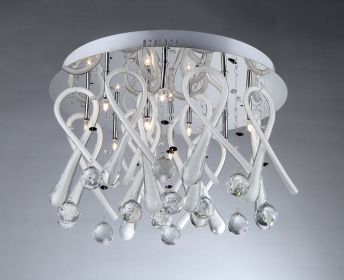 Ribbon Drops Crystal Chandelier
