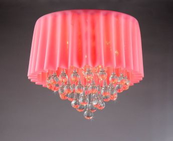 Rose Curtain Crystal Chandelier