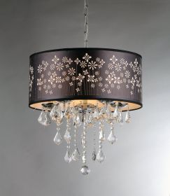 Floral Crystal 5-light Crystal Chandelier