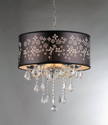 Floral Crystal 5-light Crystal Chandelier