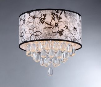 Flower Shade Crystal Chandelier