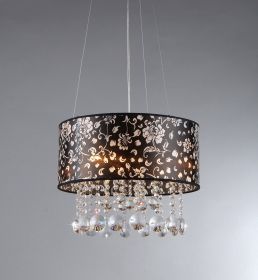 Claire Crystal 3-light Chandelier