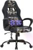 Furniture suppliesRacing Gaming Chair Home Office Chair Ergonomic Desk Chair Massage PU Leather Computer with Lumbar Suppo