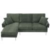 [VIDEO provided][New]84 "Modern Chenille L-Shaped Sofa with Reversible Lounge,Convertible Sectional Couch Set
