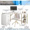 Standing Desk Table Work Office Desks Furnitures Height Adjustment Table for Laptop Bed Desktop for Pc Setup Accessories Mobile