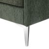 [VIDEO provided][New]84 "Modern Chenille L-Shaped Sofa with Reversible Lounge,Convertible Sectional Couch Set