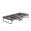Folding Bed with Mattress 75" x 38" Rollaway Guest Bed Portable Foldable Bed for Adults with 5" Memory Foam Mattress Space-Saving Sturdy All Metal Ste