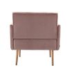 COOLMORE Accent Chair ,leisure single sofa with Rose Golden feet
