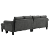 [NEW ARRIVED] [VIDEO PROVIDED]Convertible Sectional Sofa with Storage,L-shaped sofa,Four-seater sofa