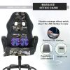 Furniture suppliesRacing Gaming Chair Home Office Chair Ergonomic Desk Chair Massage PU Leather Computer with Lumbar Suppo