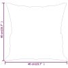 Couch BackThrow Pillows 2 pcs Light Gray 15.7"x15.7" Fabric