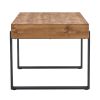 59" Dining Table, Modern Kitchen Table, Rectangular Wooden Dinner Table Top and metal Base for Dining Room, Home Office, Living Room Furniture
