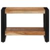 Coffee Table 23.6"x23.6"x15.7" Solid Acacia Wood