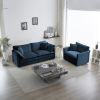 2 Seater Loveseat and Chair Set, 2 Piece Sofa & Chair Set, Loveseat and Accent Chair
