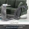 [VIDEO provided][New]84 "Modern Chenille L-Shaped Sofa with Reversible Lounge,Convertible Sectional Couch Set