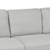 Living Room Furniture chair and 3-seat Sofa (Light Gray)