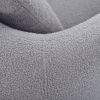 U_Style Upholstered Modern Arm Chair for Living Room and Bedroom, with Pillow