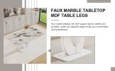 Table and chair set, modern minimalism and luxurious white rectangular pattern dining table. Soft and comfortable dining chair, for dining room