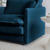 Comfortable Deep Seat Reversible Modular 6 Seater Sectional Super Soft Sofa U Shaped Sectional Couch with 3 Ottomans