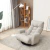 lounge Adjustable head and waist, game chair, lounge chair in the living room, 360 degree rotatable sofa chair,Rotatable seat Leisure Chair deck chair