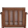 Light Brown And Brown Accent Chair with Removable Cushion