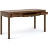60 Inch Computer Desk with 2 Drawers for Home Office, Writing Table, Workstation, Study Table Furniture, Solid Wood Writing Desk