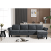 [NEW ARRIVED] [VIDEO PROVIDED]Convertible Sectional Sofa with Storage,L-shaped sofa,Four-seater sofa