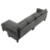 [NEW ARRIVED] [VIDEO PROVIDED]Convertible Sectional Sofa with Storage,L-shaped sofa,Four-seater sofa