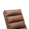 Linen Chaise Lounge Indoor Chair; Modern Long Lounger for Office or Living Room