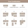 [New]81" Reversible Sectional Couch with Storage Chaise L-Shaped Sofa for Apartment Sectional Set ,Sectional Sofa with Ottoman