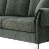 [VIDEO provided][New]84 "Modern Chenille L-Shaped Sofa with Reversible Lounge,Convertible Sectional Couch Set