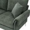 [VIDEO provided][New]84 "Modern Chenille L-Shaped Sofa with Reversible Lounge,Convertible Sectional Couch Set