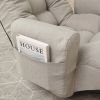 lounge Adjustable head and waist, game chair, lounge chair in the living room, 360 degree rotatable sofa chair,Rotatable seat Leisure Chair deck chair