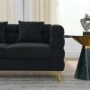 81.5-Inch Oversized Corner Sofa, L-Shaped Sectional Couch, 5-Seater Corner Sofas with 3 Cushions for Living Room, Bedroom, Apartment, Office