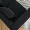 81.5-Inch Oversized Corner Sofa, L-Shaped Sectional Couch, 5-Seater Corner Sofas with 3 Cushions for Living Room, Bedroom, Apartment, Office