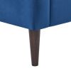 Modern Upholstered Tufted Accent Chair, Velvet Fabric Single Sofa Side Chair