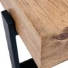 59" Dining Table, Modern Kitchen Table, Rectangular Wooden Dinner Table Top and metal Base for Dining Room, Home Office, Living Room Furniture