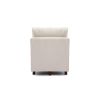 Middle Module Fabric Linen for Modular Sofa Sectional Sofa Couch Accent Armless Chair, Cushion Covers Non-Removable and Non-Washable,Cream