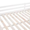 Full size Loft Bed Wood Bed with Slide, Stair and Chalkboard,White(Old SKU:WF282116AAK)