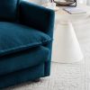 Comfortable Deep Seat Reversible Modular 6 Seater Sectional Super Soft Sofa U Shaped Sectional Couch with 3 Ottomans