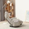 lounge Adjustable head and waist, game chair, lounge chair in the living room, 360 degree rotatable sofa chair,Rotatable seat Leisure Chair deck chair