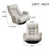 lounge Adjustable head and waist, game chair, lounge chair in the living room, 360 degree rotatable sofa chair,Rotatable seat Leisure Chair deck chair