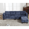 [NEW ARRIVED] [VIDEO PROVIDED]5 Seat Modular Sofa,with Storage Ottoman, Convertible Sectional Sofa, L Shaped Couch , Reversible Chaise ,Riveted sofa