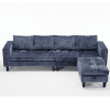 [NEW ARRIVED] [VIDEO PROVIDED]5 Seat Modular Sofa,with Storage Ottoman, Convertible Sectional Sofa, L Shaped Couch , Reversible Chaise ,Riveted sofa