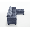 [NEW ARRIVED] [VIDEO PROVIDED]5 Seat Modular Sofa,with Storage Ottoman, Convertible Sectional Sofa, L Shaped Couch , Reversible Chaise ,Riveted sofa