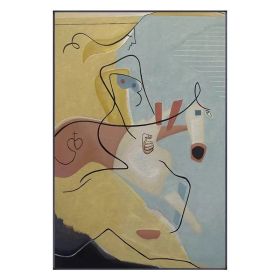 100% Handmade Abstract Oil Painting Wall Art Modern Minimalist Abstract Picture Canvas  choose size Home Decor For Living Room No Frame (size: 150x220cm)