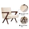 Elegant Style Accent Arm Chair, Green, 25.6" x 28.1" x 34.6"