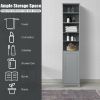 72'' Free Standing Tall Floor Bathroom Storage Cabinet