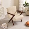 Elegant Style Accent Arm Chair, Green, 25.6" x 28.1" x 34.6"